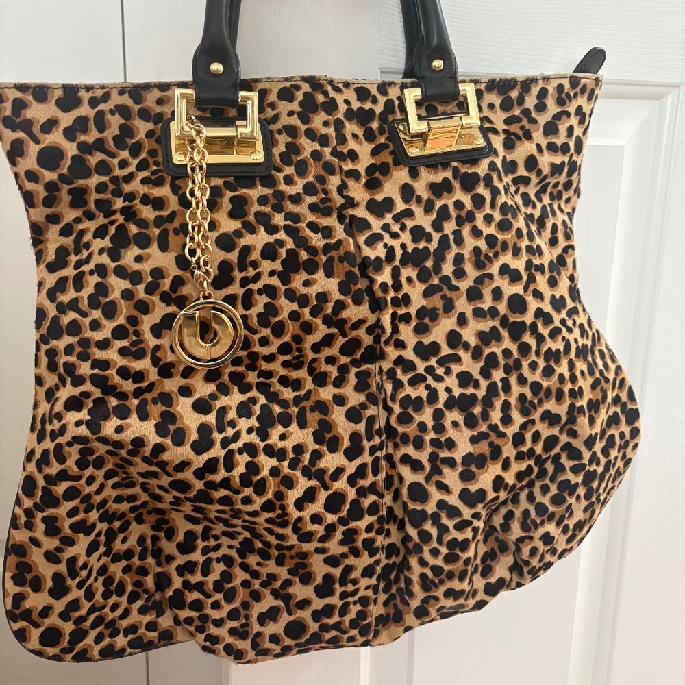 Charles Jourdan ponyhair handbag